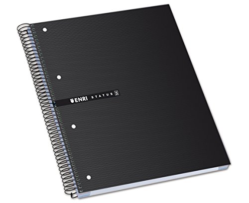 Enri STATUS - 5er Pack Notizbücher Spirale Microperforados, Kappe extradura, A4+ von Enri