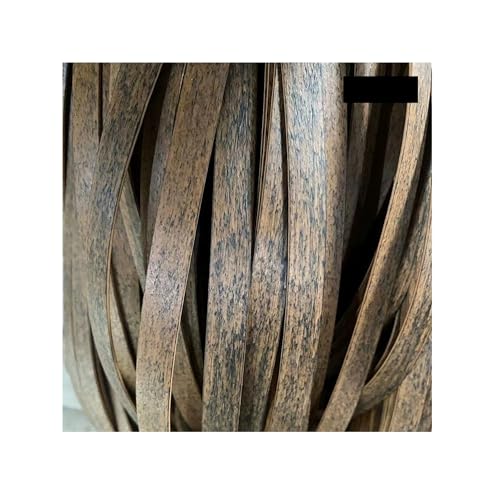 EnxJire Rattan 12-17mm PE Gradient Flache Synthetische Rattan Material Rolle Handgemachte Weberei Reparatur Möbel Bett Sofa Stuhl Tisch(12mm) von EnxJire