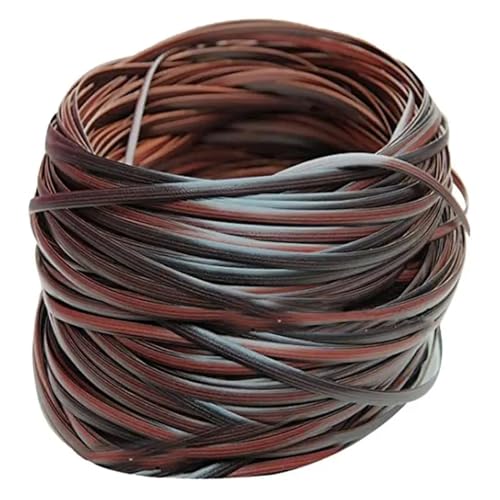 EnxJire Rattan 32 m langes Synthetisches Rattan-Gewebematerial for Weben und Reparieren von Rattan for Stühle, Tische, Hängematten(Coffee) von EnxJire