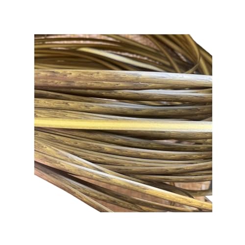 EnxJire Rattan 500 g, 70 m, flaches Synthetisches Rattan-Webmaterial, Kunststoff-Rattan for Stricken und Reparieren von Stuhl, Tisch von EnxJire