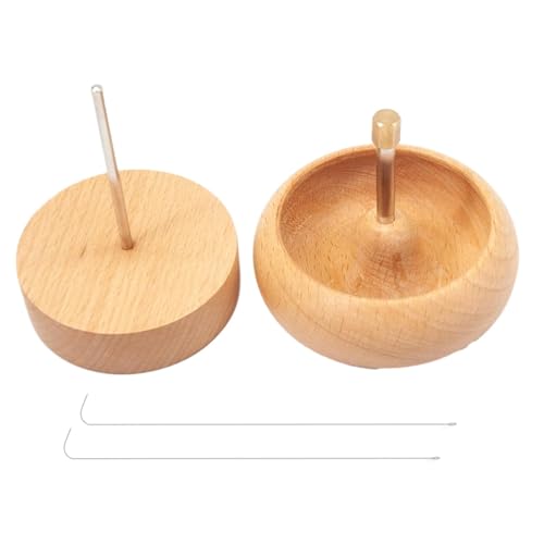 Eoixuqba Holzperlen-Gerät | Holzperlen-Spinner für Schmuckherstellung – für Rocailles, Taillenperlen, Armbänder, Schleuder-Schale, Perlenschale von Eoixuqba