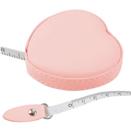 Eoixuqba Weiches Maßband, 6x6x1,5cm Flexibles Maßband, Einziehbares Maßband Körper Schneidermaßband Measuring Tape, Genaues Maßband, Weiches Maßband Für Den Körper von Eoixuqba