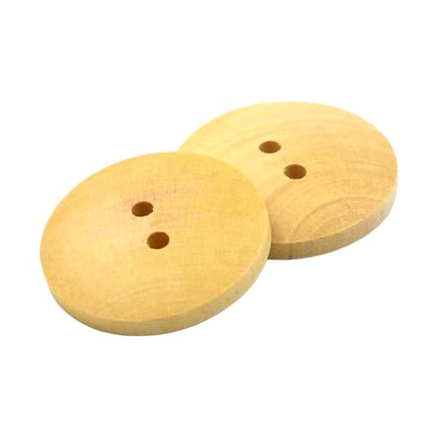 10mm/11,5mm/12,5mm/15mm/18mm/20mm/23mm/25mm runder Zweiloch-Holzknopf, Farbe 1, 20mm 6 Stk 10mm/11,5mm/12,5mm/15mm/18mm/20mm/23mm/25mm runder Zweiloch-Holzknopf, Farbe 1, 20mm 6 Stk von Eoyajsze