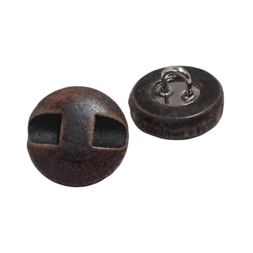 10mm/11,5mm/12,5mm/15mm/18mm/20mm dekorative Holzknöpfe, Farbe 2, 15mm 6 Stk 10mm/11,5mm/12,5mm/15mm/18mm/20mm dekorative Holzknöpfe, Farbe 2, 15mm 6 Stk von Eoyajsze