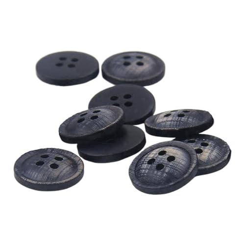 11,5mm/15mm/20mm Holzknöpfe mit vier Löchern, Farbe 2, 15mm 6 Stk 11,5mm/15mm/20mm Holzknöpfe mit vier Löchern, Farbe 2, 15mm 6 Stk von Eoyajsze