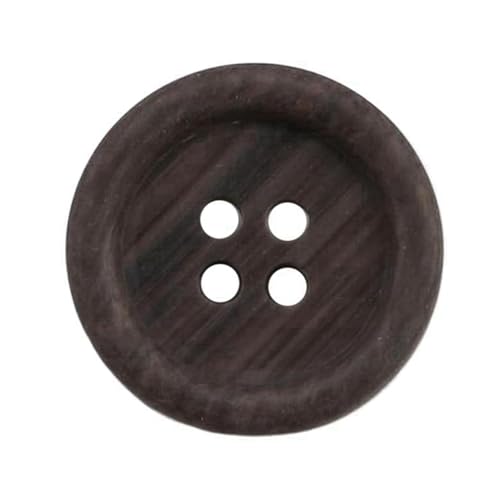 15mm/18mm/20mm/23mm/25mm dekorative Holzknöpfe mit runden vier Löchern, Farbe 8, 15mm 10 Stk 15mm/18mm/20mm/23mm/25mm dekorative Holzknöpfe mit runden vier Löchern, Farbe 8, 15mm 10 Stk von Eoyajsze