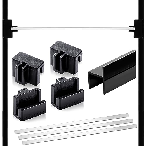 Aktenschrankschienen-Set, 1/2 Schubladenseiten, Hängeregistratur-Clips, PVC-Aufbewahrungsordner, Kunststoff-Clips für Schubladenhalter, Organizer (Aluminium), 14-teilig von Epakh