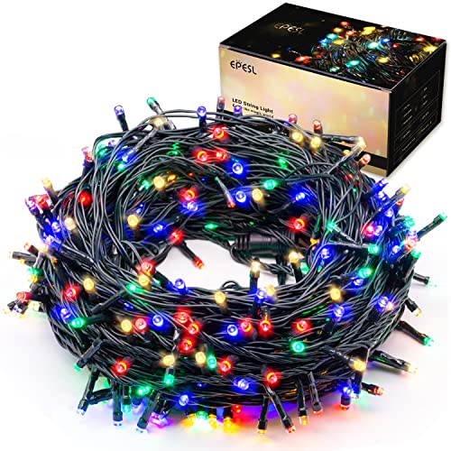 320 LEDs Lichterkette Bunt - 32M Weihnachtslicht Außen Erweiterbar Innen Speicherfunktion 8 Modi Wasserdicht Lichterkette Dekoration für Partei Weihnachtsbaum Weihnachtstag Hochzeit - Mehrfarbig von Epesl