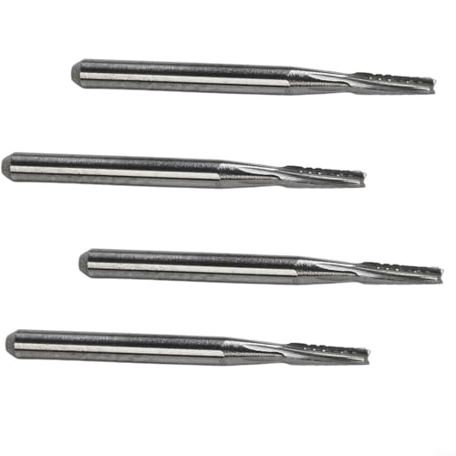 EpheyFIF Hartmetall-Bohrer-Set, Bohrer, 1 mm, Auto-Windschutzscheiben-Reparaturwerkzeug, Auto-Glas, konischer Hartmetallbohrer, 4 Stück von EpheyFIF