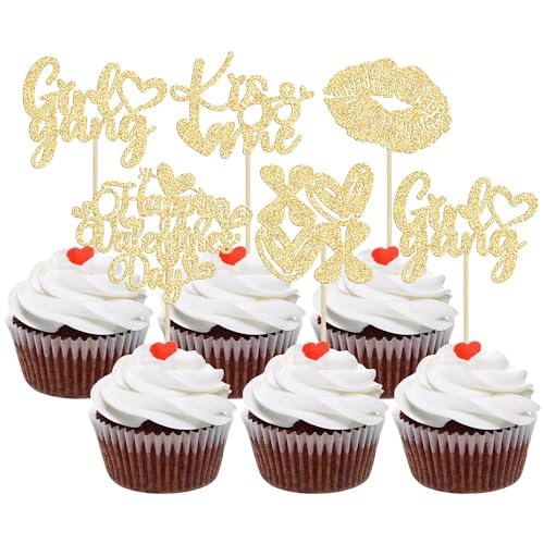 Ephlyn 24 Stück Happy Valentine's Day Glitter Cupcake Toppers, Cupcake Topper, Cupcake Topper, Cupcake Topper, Cupcake Topper, Cupcake Topper, Cupcake Topper, Cupcake Topper, Cupcake Topper, Cupcake Ephlyn 24 Stück Happy Valentine's Day Glitter Cupcake Toppers, Cupcake Topper, Cupcake Topper, Cupcake Topper, Cupcake Topper, Cupcake Topper, Cupcake Topper, Cupcake Topper, Cupcake Topper, Cupcake von Ephlyn