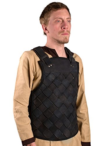 Epic Armoury 12050350 RFB Wikinger Lederpanzer, Schwarz, M Torso, Unisex von Epic Armoury