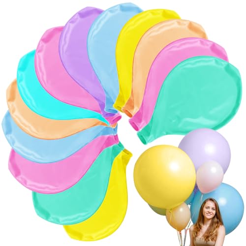 Macaron Geburtstag Luftballons XXL,18 Stück 18Zoll/45cm Groß Helium Luftballon Macaron,Riesige Hochzeit Ballons Dekoration für Geburtstag Taufe Babyparty Kinder Party Festival von Epokus