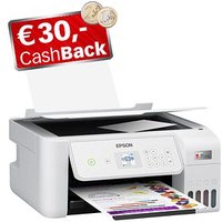 AKTION: EPSON EcoTank ET-2876 3 in 1 Tintenstrahl-Multifunktionsdrucker weiß mit CashBack von Epson