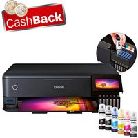 AKTION: EPSON EcoTank ET-8550 3 in 1 Tintenstrahl-Multifunktionsdrucker schwarz mit CashBack von Epson