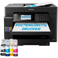 EPSON EcoTank ET-16605 4 in 1 Tintenstrahl-Multifunktionsdrucker schwarz von Epson