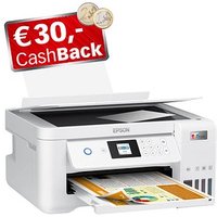 AKTION: EPSON EcoTank ET-2856 3 in 1 Tintenstrahl-Multifunktionsdrucker weiß mit CashBack von Epson