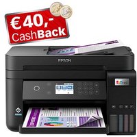 AKTION: EPSON EcoTank ET-3850 3 in 1 Tintenstrahl-Multifunktionsdrucker schwarz mit CashBack von Epson