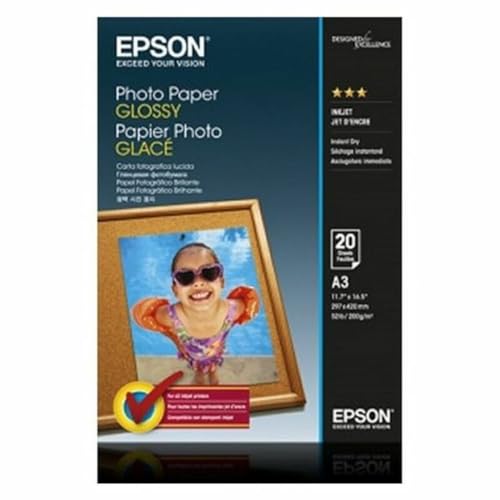 Epson A3 Glossy Photo Paper 200 g/m2, 20 Blatt von Epson