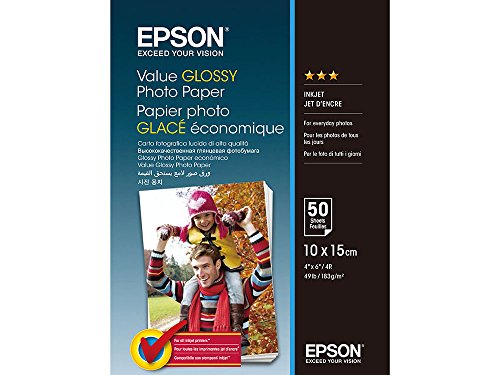 Epson C13S400038 Fotopapier, 50 Blatt, 10 x 15 cm, 2644549 von Epson