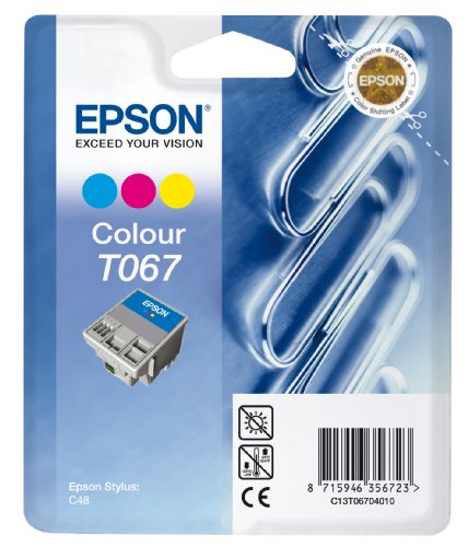 Epson T0670 Tintenpatrone Heftklammern, Multipack, 3-farbig von Epson