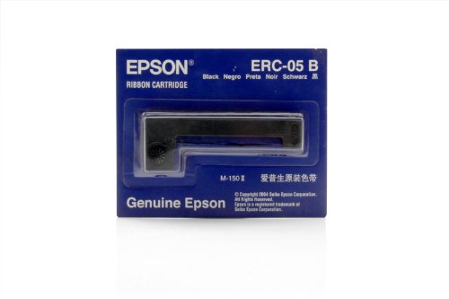 Original Farbbänder passend für Sharp EL 7000 Series Epson ERC05B C43S015352 - Premium Nylonband - Schwarz von Epson