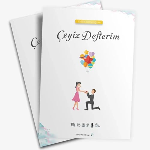 Çeyiz Defteri & Düğün Planlayıcı A5 – Çeyiz Listesi, Söz, Nişan, Kına ve Balayı Planlayıcı von ErYa