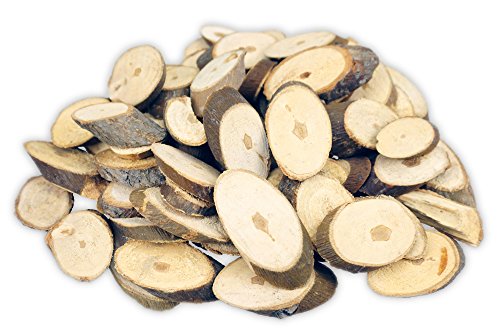 Holzscheiben 450g Ø 2-8 cm natur getrocknet Dekoration Baumscheiben von Erhard-Trading