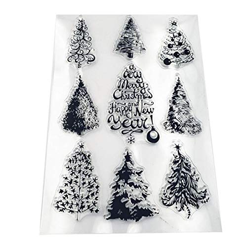 Weihnachtsbaum -cartoon Silicon Stempel Diy Scrapbooking Fotoalbum Dekor von Ericetion