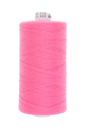 1000 Meter Nähgarn Stärke 30 50 80 120 (718 - pink, Stärke 50 - Jeans & Leder) von Erlif