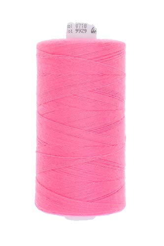 1000 Meter Polyester Nähgarn Stärke 120 (718 - pink) von Erlif