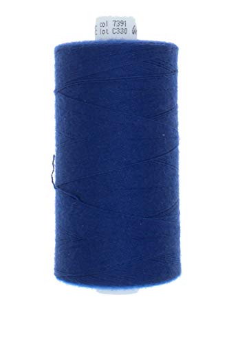 1000 Meter Polyester Nähgarn Stärke 120 (7391 - kobaltblau) von Erlif