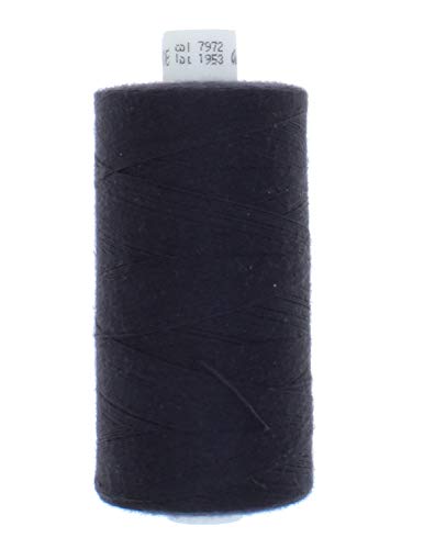 1000 Meter Polyester Nähgarn Stärke 120 (7972 - anthrazit) von Erlif