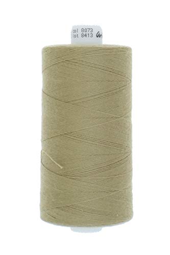 1000 Meter Polyester Nähgarn Stärke 120 (8073 - beige) von Erlif