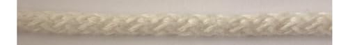 Baumwollkordel 5mm Kordel aus Baumwolle in 26 Farben (1602 - creme, 5 Meter) von Erlif