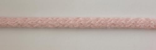 Baumwollkordel 5mm Kordel aus Baumwolle in 26 Farben (1611 - rosa, 5 Meter) von Erlif