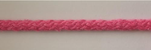 Baumwollkordel 5mm Kordel aus Baumwolle in 26 Farben (1620 - Magenta, 20 Meter) von Erlif