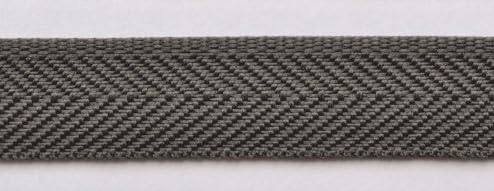Hosenschonerband 16mm Breit Stoßband Stoßborte Bänder (dunkelgrau, 20 Meter) von Erlif
