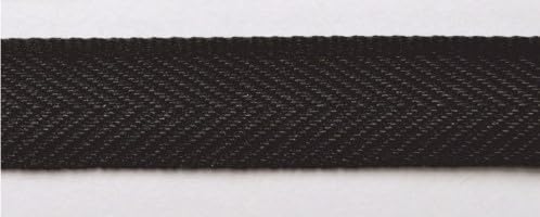 Hosenschonerband 16mm Breit Stoßband Stoßborte Bänder (schwarz, 1 Meter - meterware) von Erlif