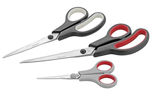 Esmeyer Scheren-Set Trio Cut 3-teilig, Edelstahl, Mehrfarbig, 27.5 x 20 x 1.5 cm, 3 von Esmeyer