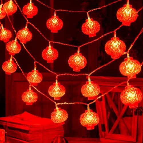 Esoes Chinesische Laternen-Lichterkette,Rote Laterne String Light,Rote Chinesische Laternen,Chinesische Laternen-Lichter Rote,chinese new year decoration von Esoes