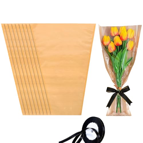 Esokit Blumenstrauß-Geschenkpapier-Kits, 50 Blatt Blumen-Geschenkpapier von Esokit