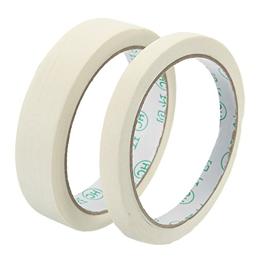 EsportsMJJ 20M Klebeband Roll Überstreichbaren Allzweck-Krepp-Papier Tape 2 Breiten - #2 von EsportsMJJ