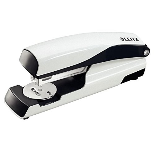 Leitz WOW NeXXt - Hefter - 30 Blätter / 3 mm - 24/6, 26/6 - Kunststoff, Metall - Pearl White von Esselte-Leitz