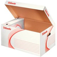 10 Esselte Archivcontainer weiß 56,0 x 38,0 x 26,5 cm von Esselte