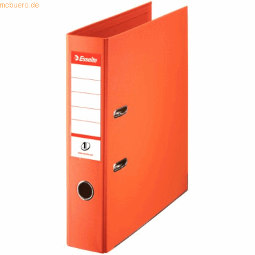 10 x Esselte Ordner No. 1 A4 75mm PP-kaschiert orange von Esselte