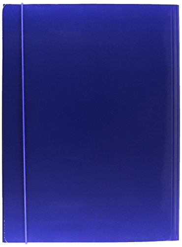 Esselte 390346090 Set von 5 Folders drei Kunststoff-Klappen, 550 gr / mq, A4, Blau, Kapazität: 150 Blatt von Esselte