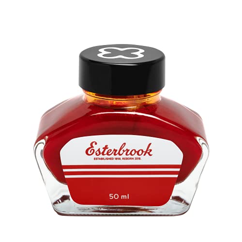 Esterbrook Tinte für Füllfederhalter in der Farbe Shimmer Tangerine, im Glas, Größe: 50 ml, EINK-SHIMMERTANGERINE von Esterbrook