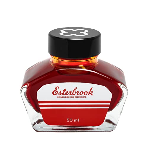 Esterbrook Tinte für Füllfederhalter in der Farbe Tangerine, im Glas, Größe: 50 ml, EINK-TANGERINE von Esterbrook