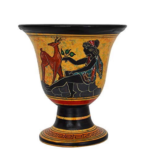 Pythagoras Fair Cup Göttin der Jagd Artemis handbemalt Tantalus Tasse der Gerechtigkeit von Estia Creations