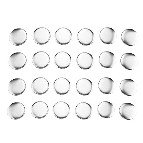 1000 Stück Buttons 58mm, Badge Button DIY Blank Pin Abzeichen, 58mm Button Parts mit Sicherheitsnadel, für Buttonmaschine von Estink